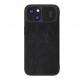 Nillkin Qin Book Pro Leather Flip Case - кожен калъф, тип портфейл за iPhone 15 (черен) thumbnail