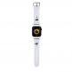 Karl Lagerfeld Karl and Choupette Head NFT Silicone Watch Strap - силиконова каишка за Apple Watch 42мм, 44мм, 45мм, 46мм, Ultra 49мм (бял) thumbnail 2