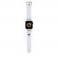 Karl Lagerfeld Choupette Head NFT Silicone Watch Strap - силиконова каишка за Apple Watch 42мм, 44мм, 45мм, 46мм, Ultra 49мм (бял) thumbnail 2