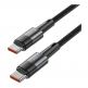 Tech-Protect Ultraboost USB-C to USB-C Cable 100W - USB-C към USB-C кабел за устройства с USB-C порт (100 см) (черен) thumbnail 4