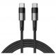 Tech-Protect Ultraboost USB-C to USB-C Cable 100W - USB-C към USB-C кабел за устройства с USB-C порт (200 см) (черен) thumbnail