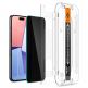Spigen Glas.Tr Ez Fit Privacy Tempered Glass 2 Pack - 2 броя стъклени защитни покрития с определен ъгъл на виждане за дисплея за iPhone 15 Pro Max thumbnail 2