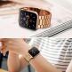 Tech-Protect Stainless Steel Band - каишка от неръждаема стомана за Apple Watch 42мм, 44мм, 45мм, 46мм, Ultra 49мм (розово злато) thumbnail 3