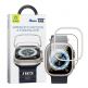 Blueo Sapphire And Titanium Alloy Tempered Glass Protector Kit - сапфирено калено стъклено защитно покритие с титаниева рамка за Apple Watch Ultra 49мм (титан-прозрачен) thumbnail