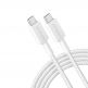 Anker 322 USB-C to USB-C Cable 60W - кабел с въжена оплетка и бързо зареждане за устройства с USB-C порт (90 см) (бял) thumbnail