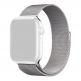 Decoded Milanaise Titanium Stainless Steel Watch Loop Band - стоманена, неръждаема каишка за Apple Watch 38мм, 40мм, 41мм, 42мм (2024) (сребрист) thumbnail