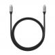 Satechi USB4 USB-C to USB-C Pro Cable, 8K, 240W, 40Gbps - здрав USB4 кабел с въжена оплетка за устройства с USB-C порт (120 см) (черен) thumbnail