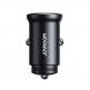 Joyroom Mini Metal Quick Car Charger 30W - зарядно за кола с 2xUSB-C изхода с технология за бързо зареждане (черен) thumbnail 3
