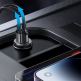 Joyroom Mini Metal Quick Car Charger 30W - зарядно за кола с 2xUSB-C изхода с технология за бързо зареждане (черен) thumbnail 8