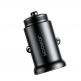 Joyroom Dual USB-A & USB-C Fast Car Charger 30W - зарядно за кола с USB-A и USB-C изходи и технология за бързо зареждане (черен) thumbnail 2