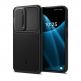 Spigen Optik Armor Case - тънък качествен силиконов (TPU) калъф с капак за камерата за Samsung Galaxy S24 (черен) thumbnail