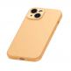 Baseus Liquid Silica Gel Case Set (ARYT020110) - силиконов (TPU) калъф и стъклено защитно покритие за дисплея за iPhone 14 (оранжев) thumbnail 6