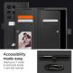 Spigen Wallet S Plus Case - кожен калъф, тип портфейл и поставка за Samsung Galaxy S24 Ultra (черен) thumbnail 18
