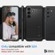 Spigen Tough Armor Case - хибриден кейс с най-висока степен на защита за Samsung Galaxy S24 (черен) thumbnail 12