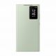 Samsung S-View Wallet Cover EF-ZS928CBEGWW - оригинален калъф, през който виждате информация от дисплея за Samsung Galaxy S24 Ultra (зелен) thumbnail