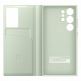 Samsung S-View Wallet Cover EF-ZS928CBEGWW - оригинален калъф, през който виждате информация от дисплея за Samsung Galaxy S24 Ultra (зелен) thumbnail 2