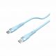 Nillkin Flowspeed Silicon USB-C to USB-C Cable 60W - кабел с бързо зареждане за устройства с USB-C порт (100 см) (син) thumbnail 4