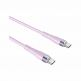 Nillkin Flowspeed Silicon USB-C to USB-C Cable 60W - кабел с бързо зареждане за устройства с USB-C порт (100 см) (лилав) thumbnail 3
