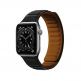 HR Magnetic Silicone Band - магнитна силиконова каишка за Apple Watch 38мм, 40мм, 41мм, 42мм (2024) (черен) thumbnail