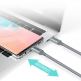 Choetech USB-C to USB-C Fast Charging Cable 100W - USB-C към USB-C кабел за устройства с USB-C порт (180 см) (черен) thumbnail 9