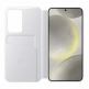 Samsung S-View Wallet Cover EF-ZS921CWEGWW - оригинален калъф, през който виждате информация от дисплея за Samsung Galaxy S24 (бял) thumbnail 3