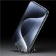 Blueo 3D Invisible Airbag Tempered Glass - стъклено защитно покритие за дисплея на дисплея на iPhone 15, iPhone 14 Pro (черен-прозрачен)  thumbnail 4