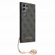 Guess PU 4G Charms Collection Leather Hard Case - дизайнерски кожен кейс за Samsung Galaxy S24 Ultra (сив) thumbnail 4