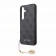 Guess PU 4G Charms Collection Leather Hard Case - дизайнерски кожен кейс за Samsung Galaxy S24 (сив) thumbnail 5