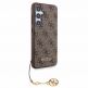 Guess PU 4G Charms Collection Leather Hard Case - дизайнерски кожен кейс за Samsung Galaxy S24 (кафяв) thumbnail 4