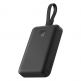 Baseus Magnetic Mini Wireless Charging Power Bank 10000 mAh 30W (P1002210B113) - преносима външна батерия вграден USB-C кабел, USB-C порт и безжично зареждане с MagSafe (черен)  thumbnail 9
