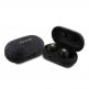 Guess 4G PU Metal Logo True Wireless 5.3 Stereo TWS Headset - безжични блутут слушалки със зареждащ кейс за мобилни устройства (черен)  thumbnail
