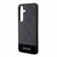 Guess PU 4G Stripe Leather Hard Case - дизайнерски кожен кейс за Samsung Galaxy S24 (сив) thumbnail 5