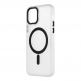 OBALME Misty Keeper MagSafe Case - хибриден удароустойчив кейс с MagSafe за iPhone 12, iPhone 12 Pro (черен-прозрачен) thumbnail