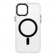 OBALME Misty Keeper MagSafe Case - хибриден удароустойчив кейс с MagSafe за iPhone 12, iPhone 12 Pro (черен-прозрачен) thumbnail 2