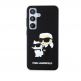 Karl Lagerfeld Karl and Choupette 3D Case - хибриден удароустойчив кейс за Samsung Galaxy S24 (черен) thumbnail 3