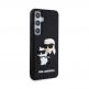 Karl Lagerfeld Karl and Choupette 3D Case - хибриден удароустойчив кейс за Samsung Galaxy S24 (черен) thumbnail 4