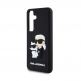 Karl Lagerfeld Karl and Choupette 3D Case - хибриден удароустойчив кейс за Samsung Galaxy S24 (черен) thumbnail 5