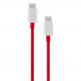 OnePlus SUPERVOOC USB-C to USB-C Data Cable 150W - USB-C към USB-C кабел за устройства с USB-C порт (100 см) (червен) thumbnail