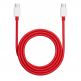 OnePlus SUPERVOOC USB-C to USB-C Data Cable 150W - USB-C към USB-C кабел за устройства с USB-C порт (100 см) (червен) thumbnail 2