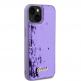 Guess Sequin Script Logo Case - дизайнерски силиконов кейс за iPhone 13 (лилав) thumbnail 4