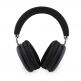 Guess PU Leather 4G Triangle Logo Bluetooth Headphones - безжични блутут слушалки с микрофон за мобилни устройства (черен) thumbnail 3