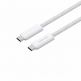 4smarts PremiumCord USB-C to USB-C Cable 240W - кабел с бързо зареждане за устройства с USB-C порт (150 см) (бял)  thumbnail 4