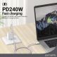 4smarts PremiumCord USB-C to USB-C Cable 240W - кабел с бързо зареждане за устройства с USB-C порт (150 см) (бял)  thumbnail 5