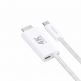 4smarts 4K 60Hz USB-C to HDMI PD Cable - кабел с поддръжка на 4K за свързване и PD зареждане от USB-C към HDMI (200 см) (бял) thumbnail 2