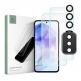 Tech-Protect Supreme Protection Set - комплект 2 броя стъклено защитно покритие за дисплея и стъклено защитно покритие за камерата на Samsung Galaxy A55 5G (прозрачен) thumbnail