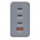 Verbatim GaN Fast Wall Charger 240W - захранване за ел. мрежа за мобилни устройства с 1xUSB-A и 3xUSB-C изходи с технология за бързо зареждане и преходници за цял свят (тъмносив) thumbnail 7