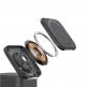 Baseus 2in1 MagPro Magnetic Charger with MagSafe 20W (BS-W531) - двойна поставка (пад) за безжично зареждане за iPhone с MagSafe и AirPods с вграден USB-C кабел  (черен) thumbnail 6