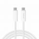 4smarts PremiumCord USB-C to USB-C Cable 240W - кабел с бързо зареждане за устройства с USB-C порт (300 см) (бял)  thumbnail 2