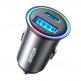 Joyroom Dual Quick Car Charger 60W - зарядно за кола с USB-A и USB-C изходи с технология за бързо зареждане (черен) thumbnail