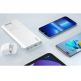 Romoss SENSE8F Fast Charging Power Bank 22.5W 30000 mAh - външна батерия с два USB-A и един USB-C изходи и технология за бързо зареждане (бял) thumbnail 4